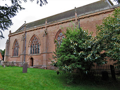 temple balsall church, warks. view from n.w.; doorways probably led to lost vestries or chapels