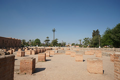 Old Foundations At The Koutoubia Mosque