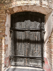 Bolsward 2018 – Burnt door of the Broerekerk