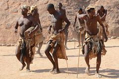 Namibia, Damara Traditional Performance in the Damara Living Museum