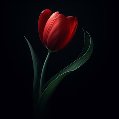 Bonne semaine mes ami(e)s !❤️ une tulipe pour vous !
