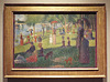 Study for Sunday Afternoon on the Island of La Grande Jatte by Seurat in the Metropolitan Museum of Art, July 2018