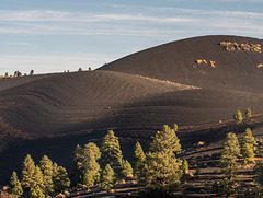 Ash hills in Sunset Volcanic Crater