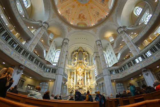 Die Frauenkirche in Dresden (4xPiP)