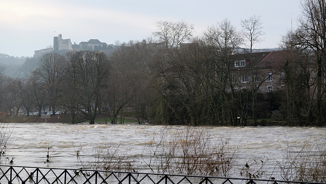 BESANCON: 2018.01.07 Innondation du Doubs due à la tempète Eleanor46