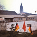 Environs de Eisleben (D) Nähe von Eisleben.// à l'époque RDA; damals DDR) Avril / April 1977. (Diapositve numérisée).