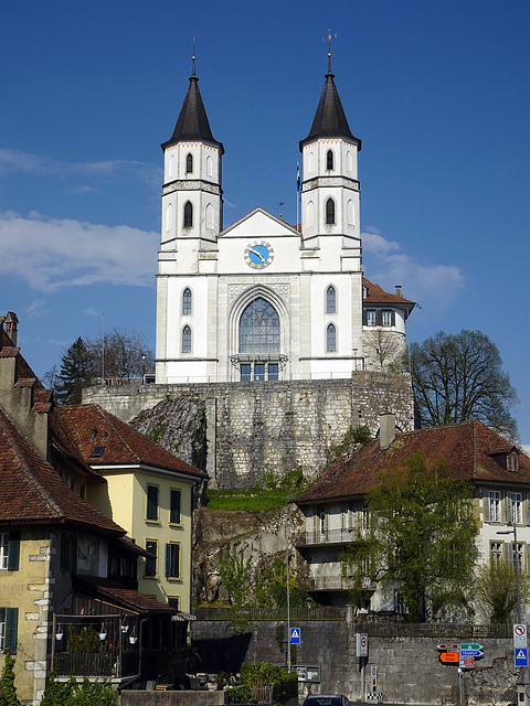 Die reformierte Kirche auf dem Schlossberg in Aarburg ( II )