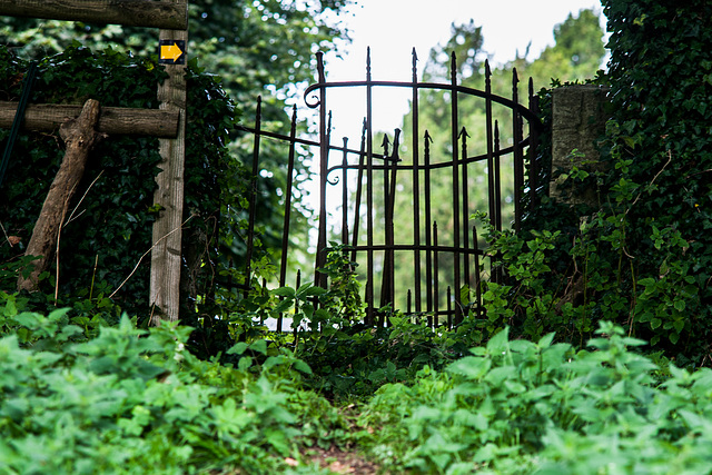 Seend, Wiltshire: Gate by the Churchyard