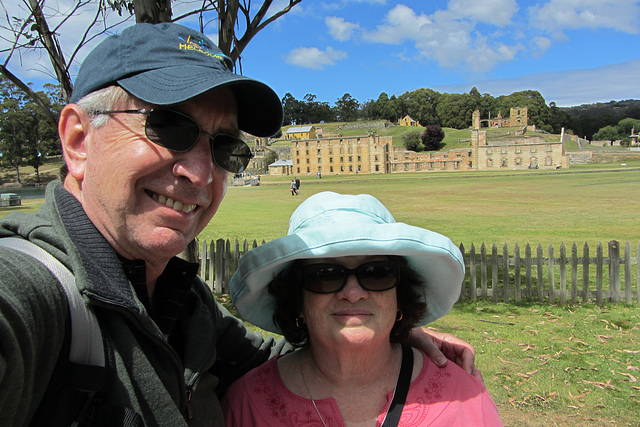 Visiting the former penitentiary at Port Arthur, Tasmania