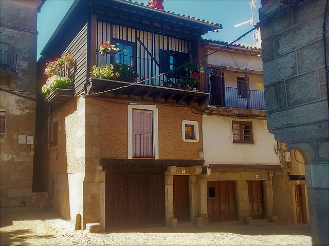 Possibly La Alberca, Salamanca Province.
