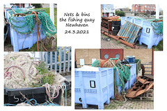 Nets & bins - fish quay - Newhaven 24 3 2021