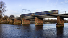 West Highland Train Crossing Dalreoch Railway Bridge