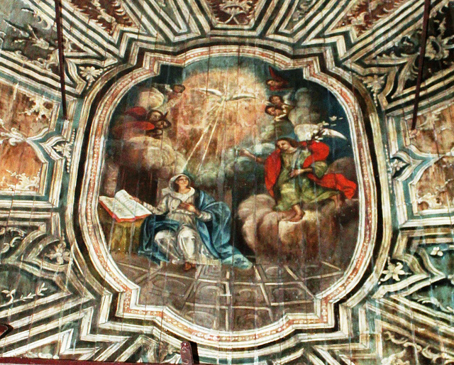 Igreja paroquial (pintura do tecto)