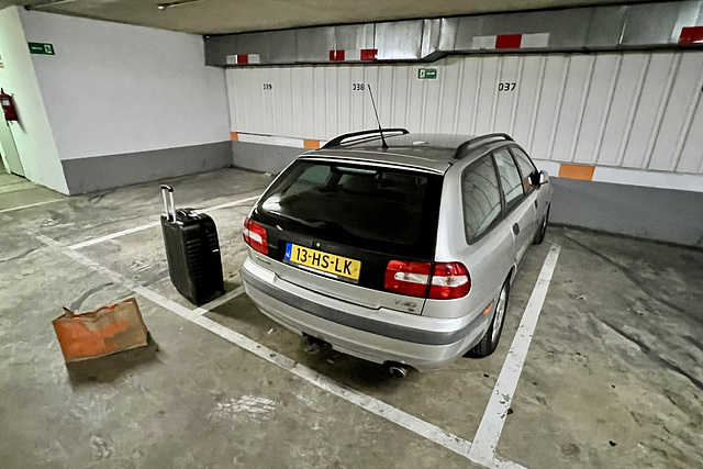 Valencia 2022 – The car parked in the parking Mercado de Ruzafa