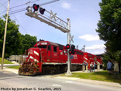 Vermont Railway #301 & 311, Edited Version, North Bennington, Vermont, USA, 2015