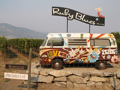 Woodstock's Ruby Blues Westfalia / Peace & Love's Kombi