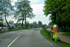 Working on the crossing at Voorhout