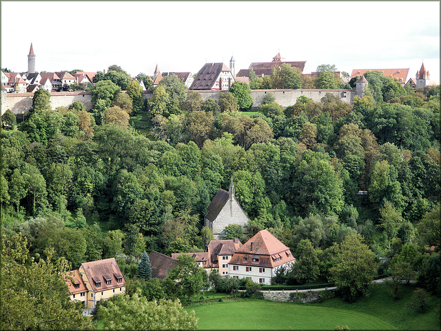 Rothenburg-ob-der-Tauber (D, Bavière / Bayern)  16 septembre 2010.