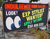 Publicité indulgente aux couleurs très voyantes !
