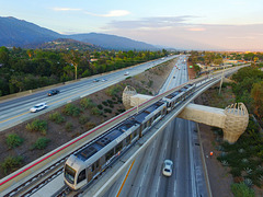 Metro Rail 210 bridge
