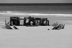 Shipwreck in the Sand.