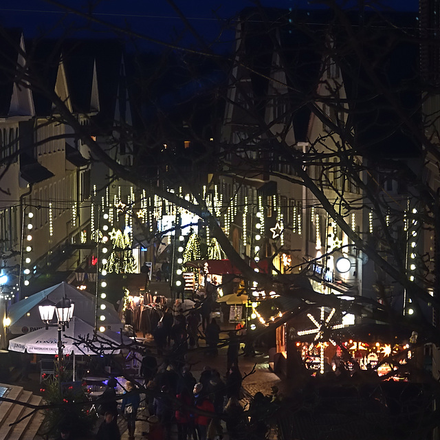 Sternlesmarkt - Blick aus dem Hornmoldhaus