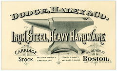Dodge, Haley, and Company—Iron, Steel, Heavy Hardware, and Carriage Stock