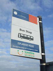 DSCF1786 Bus stop in Southend