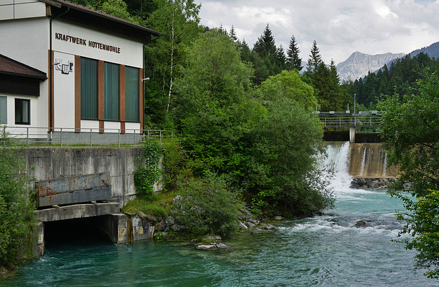 Kraftwerk Hüttenmühle am Archbach bei Pflach