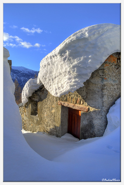 Tetto di neve - Grange della Valle