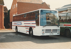 Pan Atlas Travel (National Express contractor) D147 HML in Ipswich – Oct 1987 (57-28)