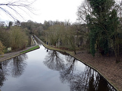 Winding hole at the End of Chirk Aqueduct