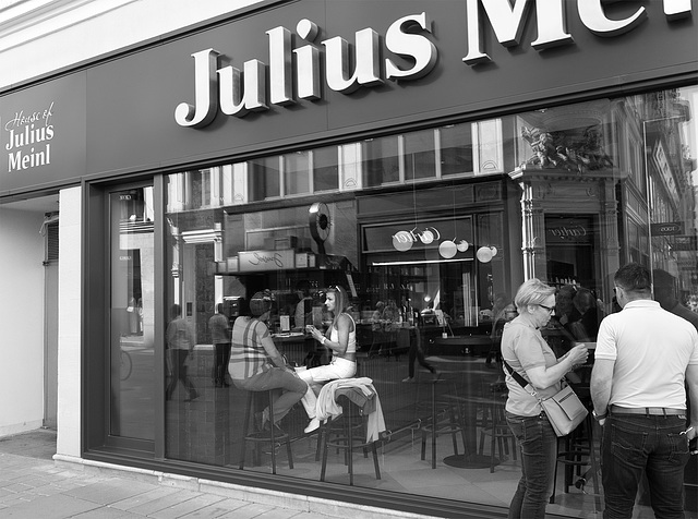 Coffee break at Julius Meinl