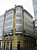 Typical building with glazed façades.