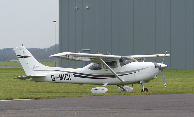 G-MICI at Solent Airport - 14 January 2018