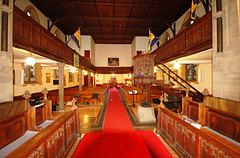 Christ Church, New Mill, West Yorkshire (interior looking west)