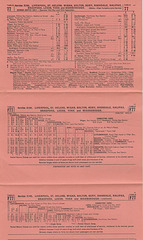 Ribble Motor Services and West Yorkshire Road Car Company joint service X192 timetable summer 1964