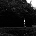 Woman Walking in a Park