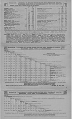 Ribble Motor Services and West Yorkshire Road Car Company joint service X192 timetable summer 1956