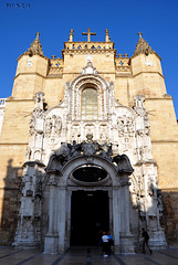 Coimbra, Santa Cruz Monastery with a manueline façade