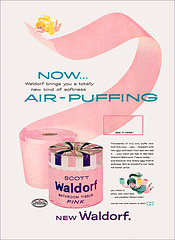 Scott Waldorf Toilet Tissue Ad, 1958