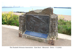Dunkirk Veterans Association - East Kent - Memorial - Dover - 7 5 2022