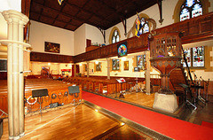 Christ Church, New Mill, West Yorkshire (interior looking west)