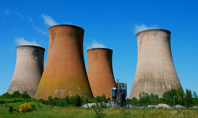Cooling towers at Rugeley Power Station