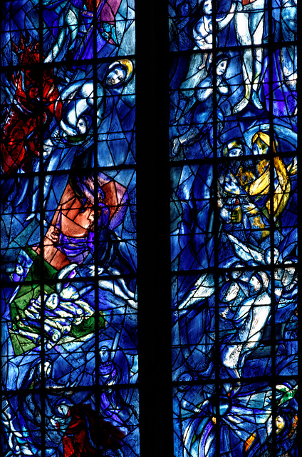 Vitraux de Marc Chagall (détail)