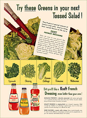 Kraft Dressing Ad, 1953