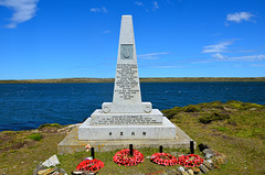 LSL Memorial, Fitzroy.  East Falkland