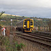 158707 approaches Dingwall Junction