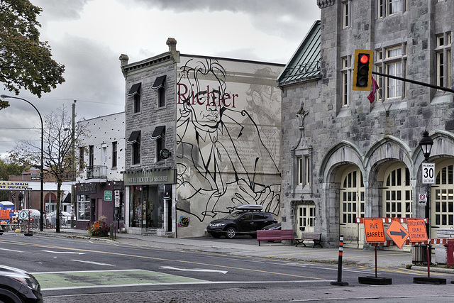 Homage to Mordecai Richler – Laurier at Saint-Laurent, Montréal, Québec, Canada