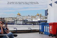 It's bin lovely on Eastbourne Pier 17 8 2023